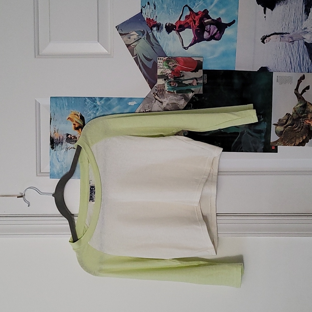 Jungmaven Stones Cropped 3/4 Sleeve Raglan